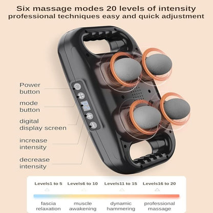 Four Head Compact Power Massager