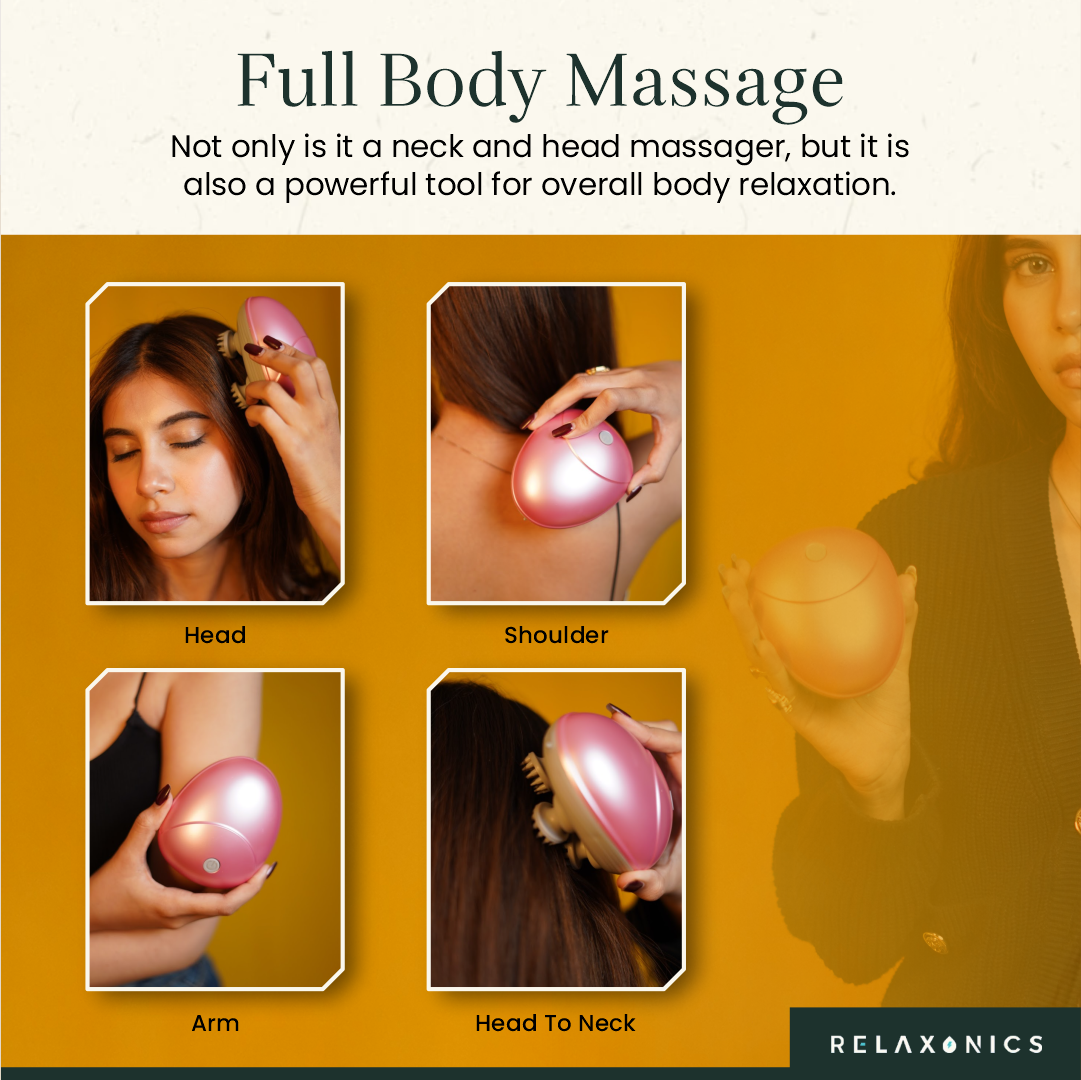 Head-to-Knee Relief Combo – Knee Massager + Scalp Massager